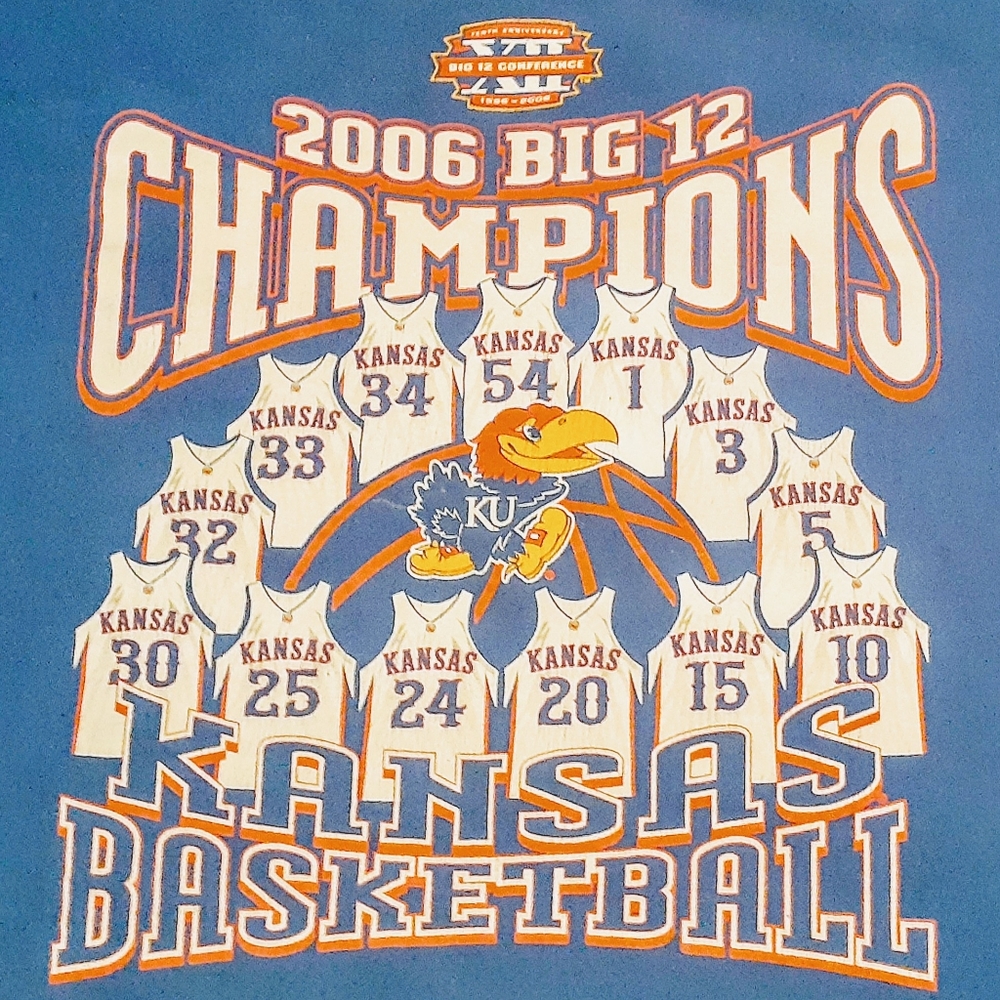 Kansas Jayhawks 2006 Big Twelve Champions Tee